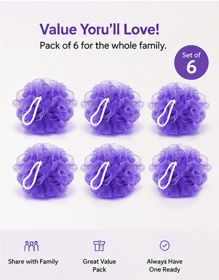 ScrubPuff Set (6)