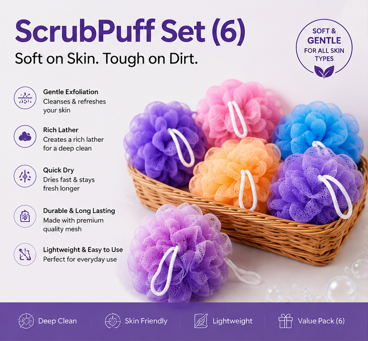 ScrubPuff Set (6)