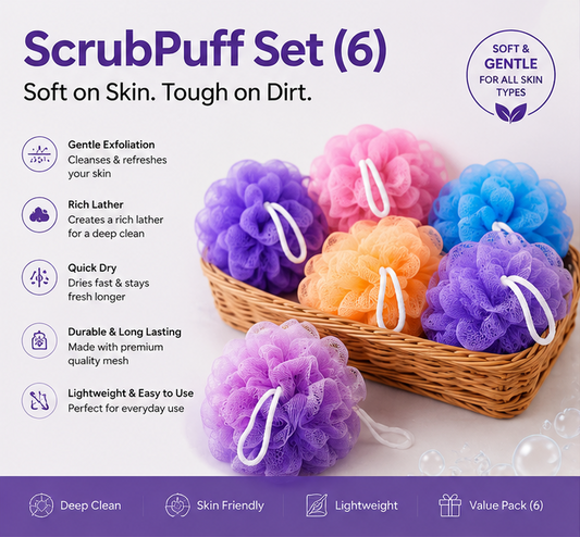 ScrubPuff Set (6)