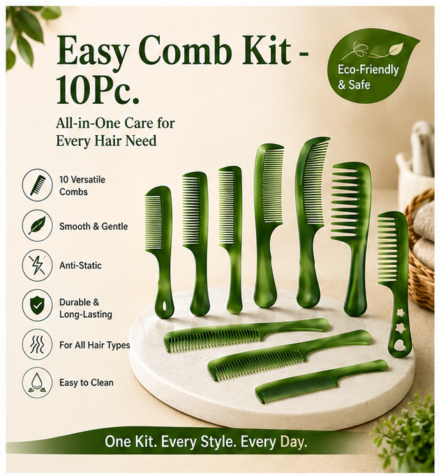 Easy Comb Kit - 10Pc