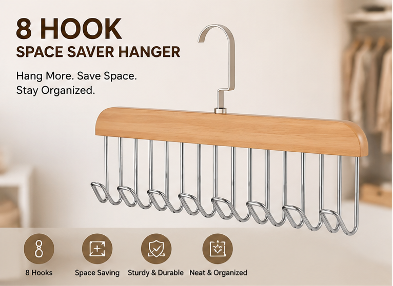 8-Hook Space Saver Hanger