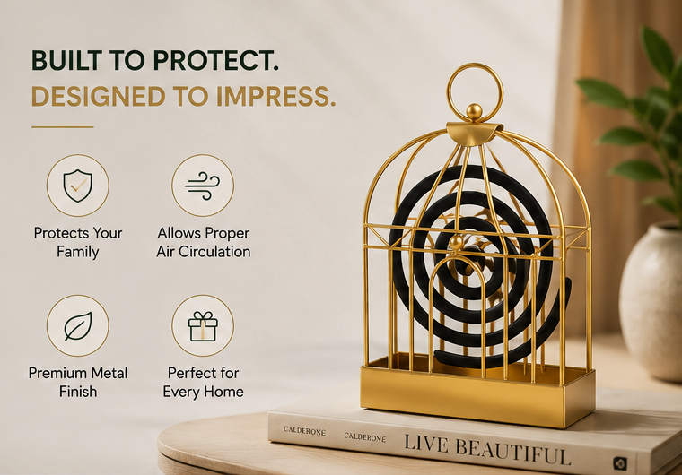 CageGuard Mosquito Coil Holder