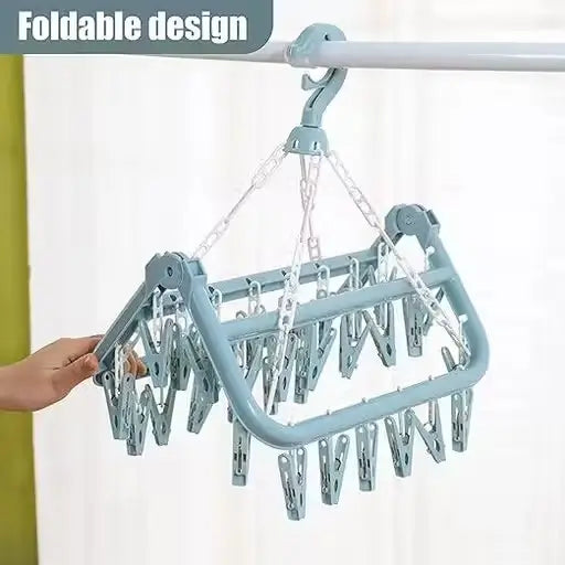 Square Laundry Hanger – 28 Clips