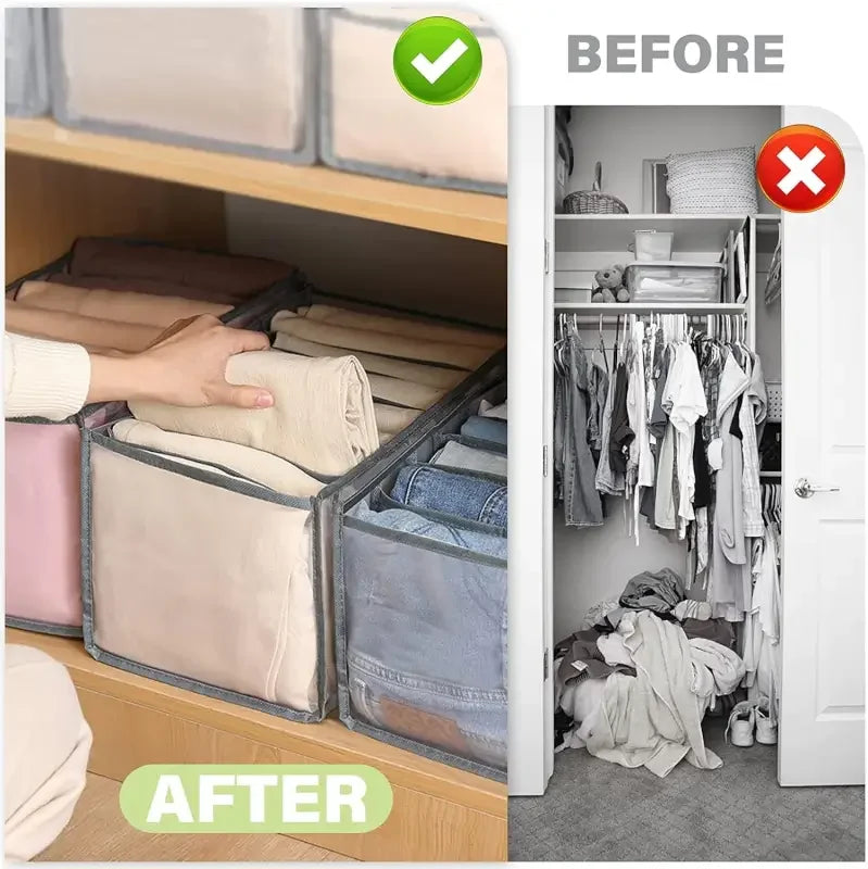 7-Grid Clothes Organizer