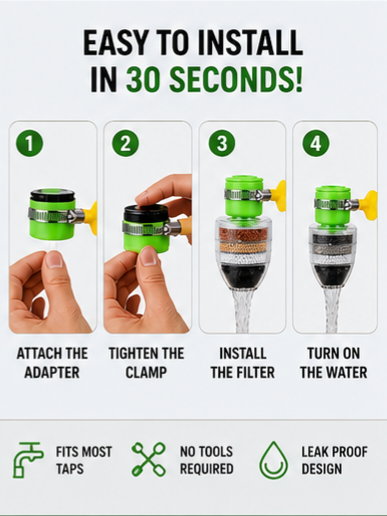 Clean Flow Tap Filter