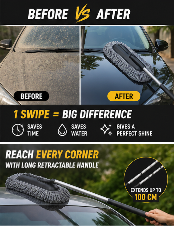 FlexiClean Car Brush